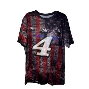 Stewart-Haas Racing Short Sleeve American Shirt, #4, Large